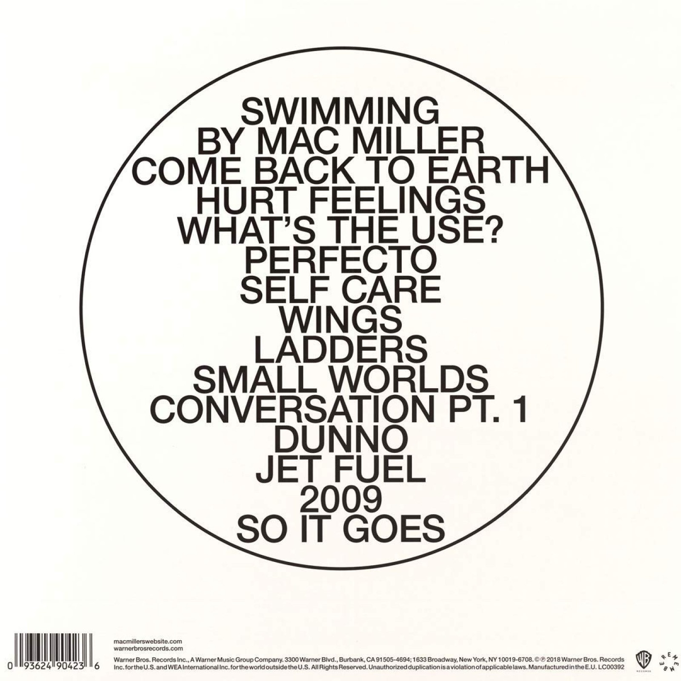 Купить альбом на виниловой пластинке Mac Miller: Swimming (Explicit)(2LP)