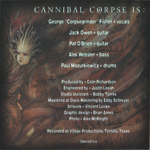 Cannibal corpse песни. Bloodthirst 1999 Cannibal Corpse album Cover.
