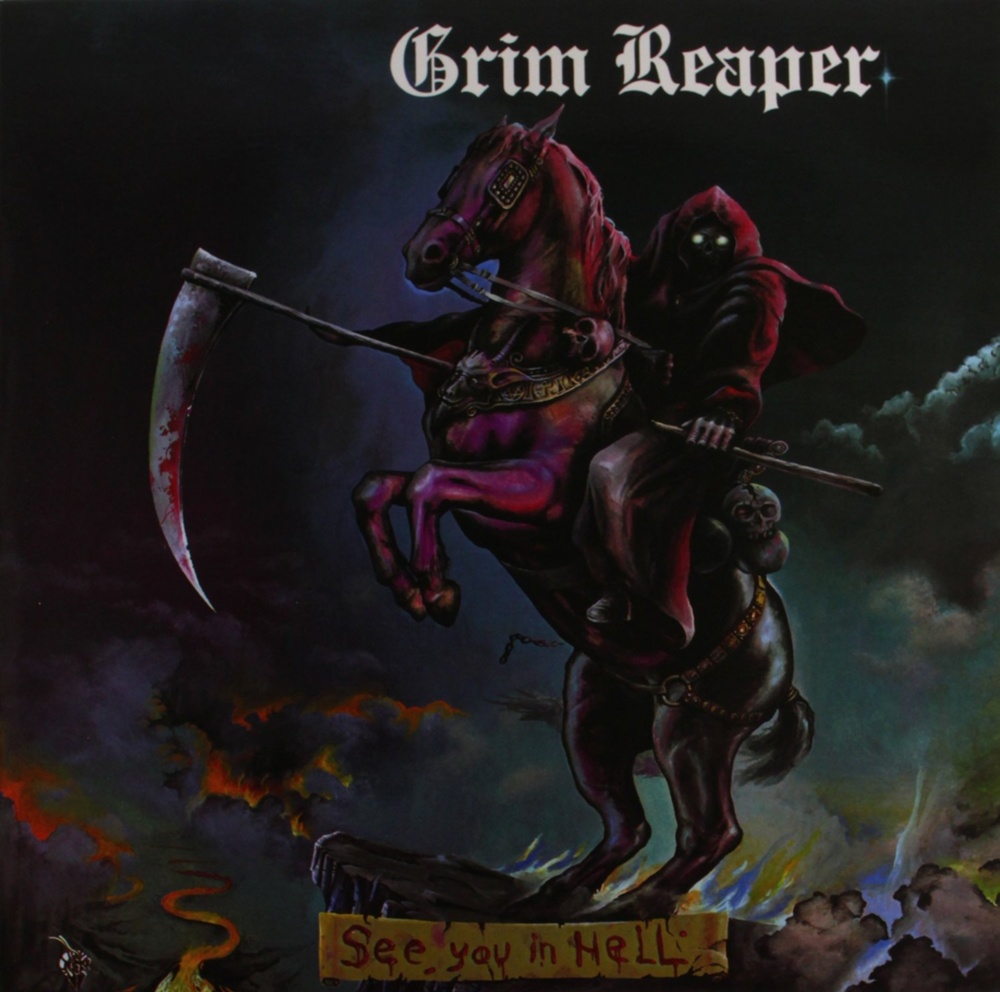 The grim reaper 2. Grim Reaper see you in Hell 1983. Grim Reaper 1987. Grim Reaper альбомы. Группа Grim Reaper.