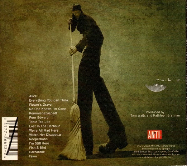 Купить альбом Tom Waits: Alice [CD] 2002 на компакт-диске лейбла Anti-. 🚚 ...